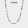 Dopamine Beaded Necklace: Sweet, Cool, Retro Clavicle Chain for Women’s Summer Dresses
