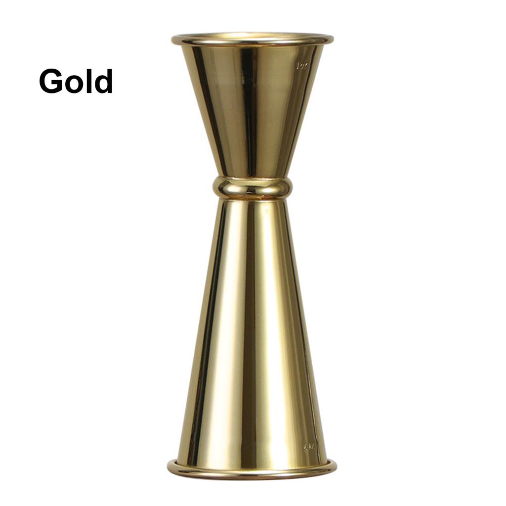 1oz 2oz New Dual Design Measure Cup Double Cocktail Jigger Stainless Steel Japanese Jigger with Measurements Scale Inside