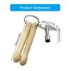 Professional Percussion Keychain Combo Wooden Sticks And Adjustable Lock Portables Music Accessory
