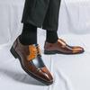 Mode Herren Derby Schuhe Eckige Zehenpartie Schnürschuhe Gemischte Farben Schuhe für Herren mit Größe 38-48 Business Schuhe Herren