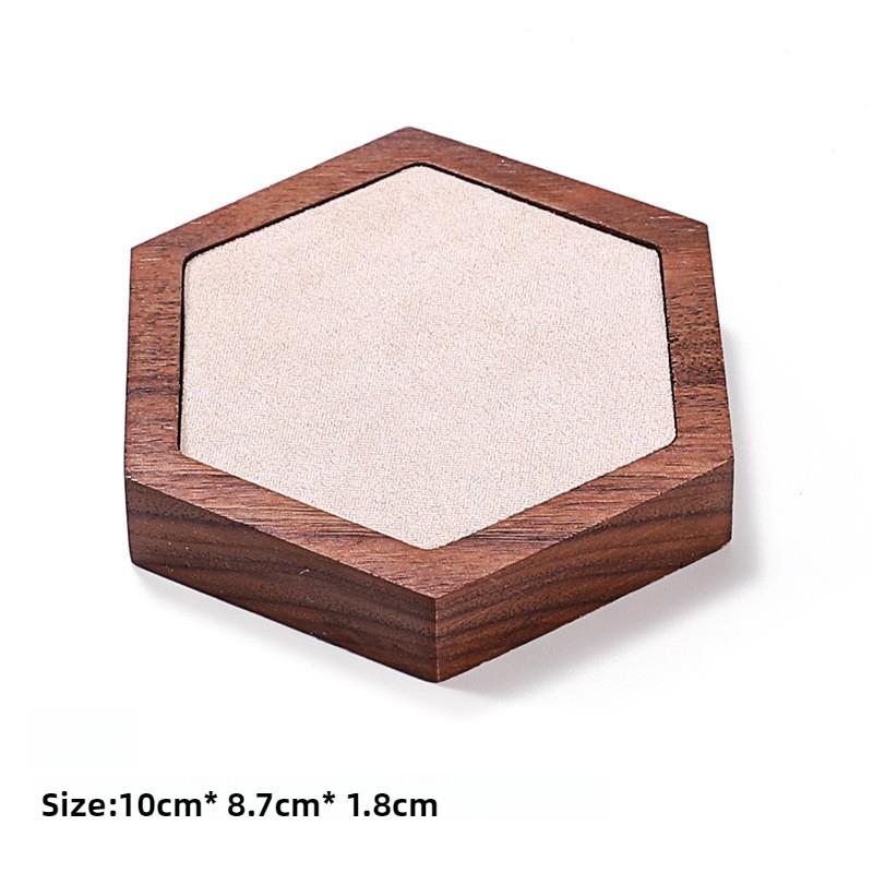 Wooden Jewelry Organizer Tray Rings Earrings Display Pallet Necklace Jewellery Showcase Pallet Large Capacity Rings Storage Tray