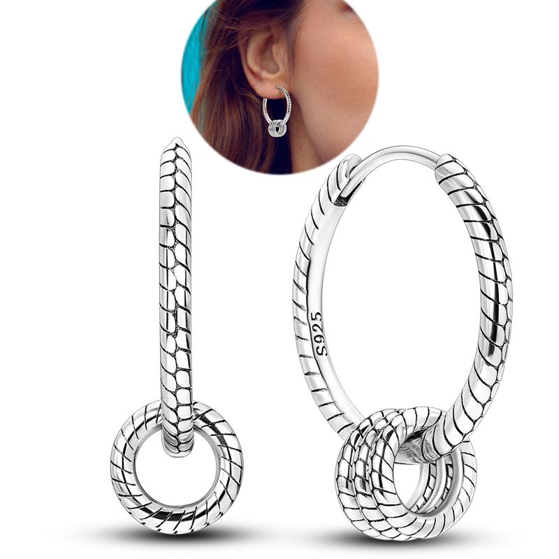 Heißer Verkauf 925 Sterlingsilber Kupfer Herz Ohrringe Passen Original Charms Creolen Für Frauen Mädchen Stecker Ohrring Feine Zirkonia Geschenke