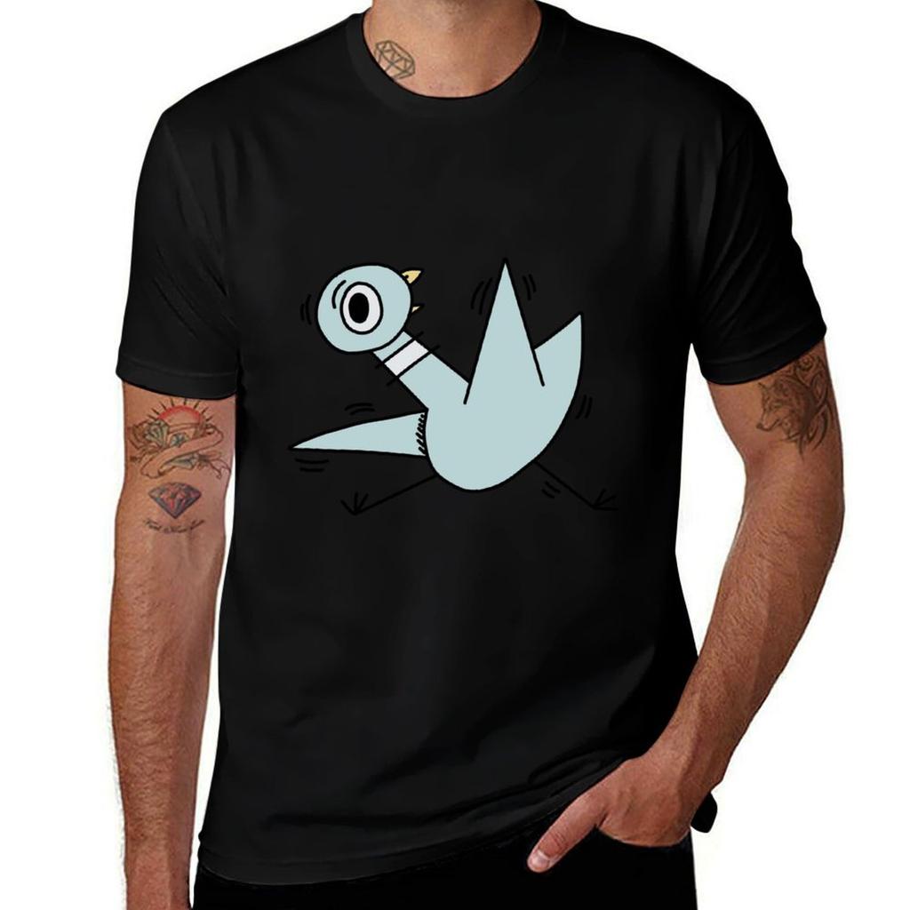 Dont Let The Pigeon Freaking Out Fan Art Tshirt Antiperspiration Workout Top Tshirt