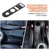 Soft Carbon Fiber Center Door Lock Button Trim Sticker For Seat Leon 2008-12