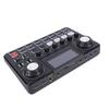 Podcast Microphone Bundle Sound Mixer Board Set with Foldable LED Screen Boom Arm 3.5mm Condenser Mic for PC Recording