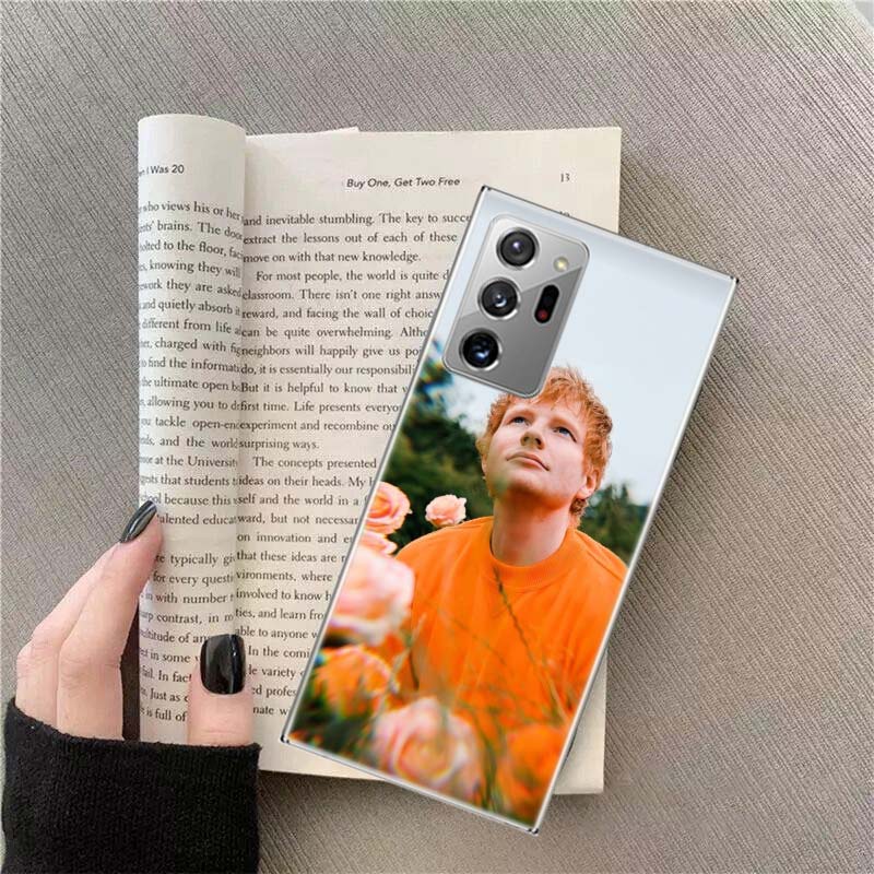 

Ed sheeran Singer Phone Case For Samsung Galaxy S25 Edge S24 S23 FE S22 S26 Ultra S21 S20 S10 Plus Capa Soft Samsung S22 Plus