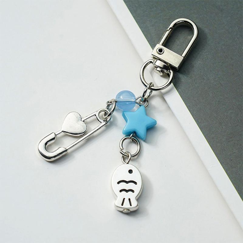 

Мобильная цепочка на морскую тематику, брелок с бусинами в виде морских животных, шарм для телефона в виде акулы, подвеска-аксессуар для сумки