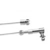 24" 36" Car Universal Braided Throttle Cable Kit Swap Fuel Line Kit Stainless Steel Gas Cable