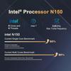 Ninkear N15 Air Laptop, 15.6 Inch 1920x1080 IPS Screen, Intel N150 4 Core Max 3.6GHz, 16GB RAM 512GB SSD