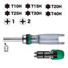 Zestaw wkrętaków grzechotkowych Torx VESSEL (z 8 bitami) TD-6808TX