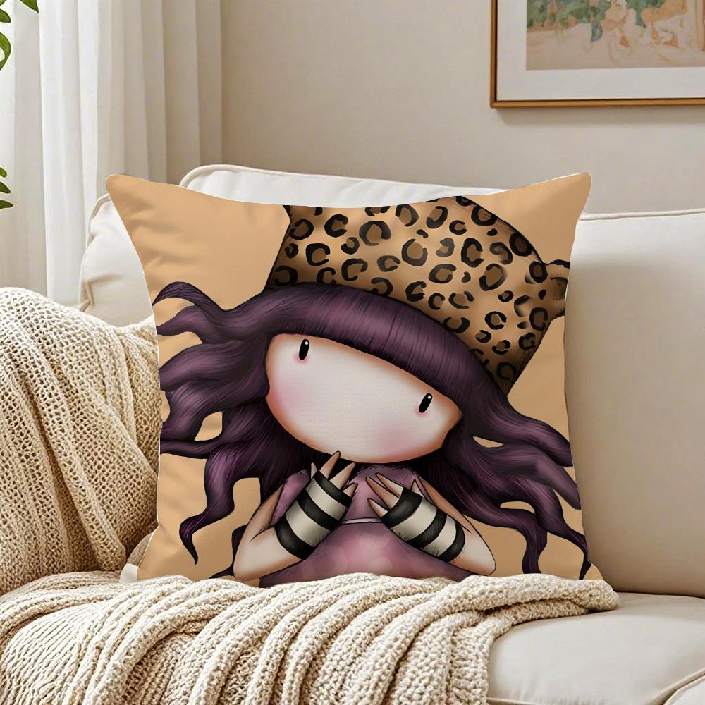 

Cute Whimsical British Art GGorjuss Cushion Cover Pillowcase Antidustmite living Room Sofa Decor Cushion Room 30X30cm