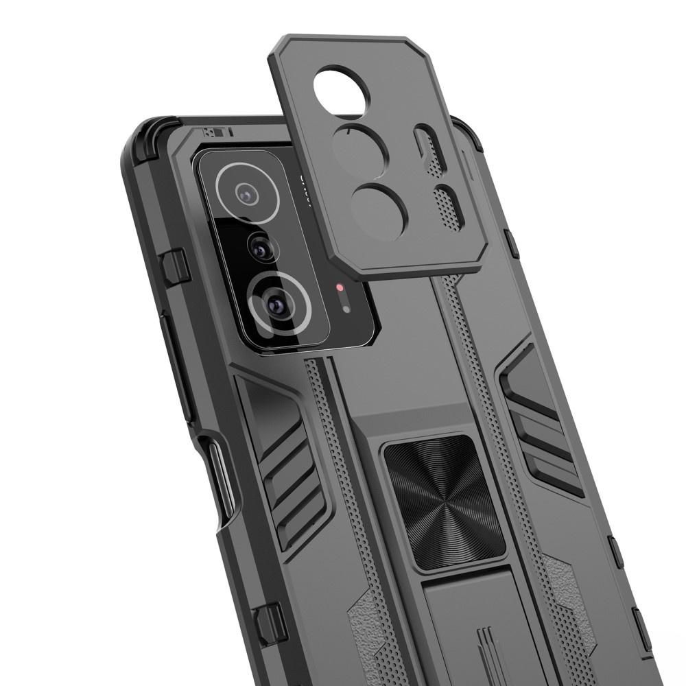 Case for Xiaomi 11T / 11T Pro, Military kickstand, black