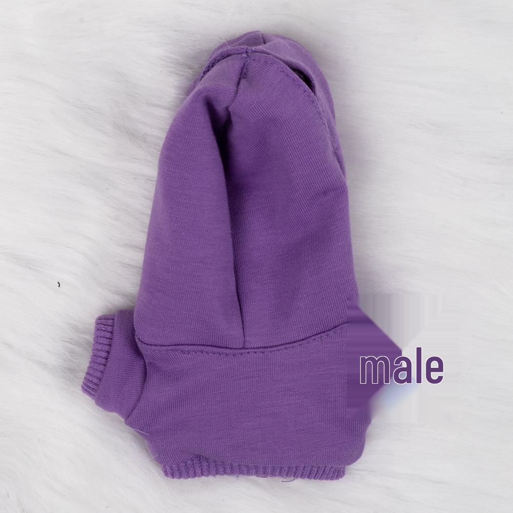 17CM Labubu Macaron Hettegenser: Allsidig, Søt, Genser med glidelås til dukker