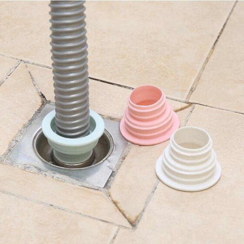 Sewer Deodorant Sealing Ring Deodorant Pipe Ring Plug Telescopic Washer Tool New