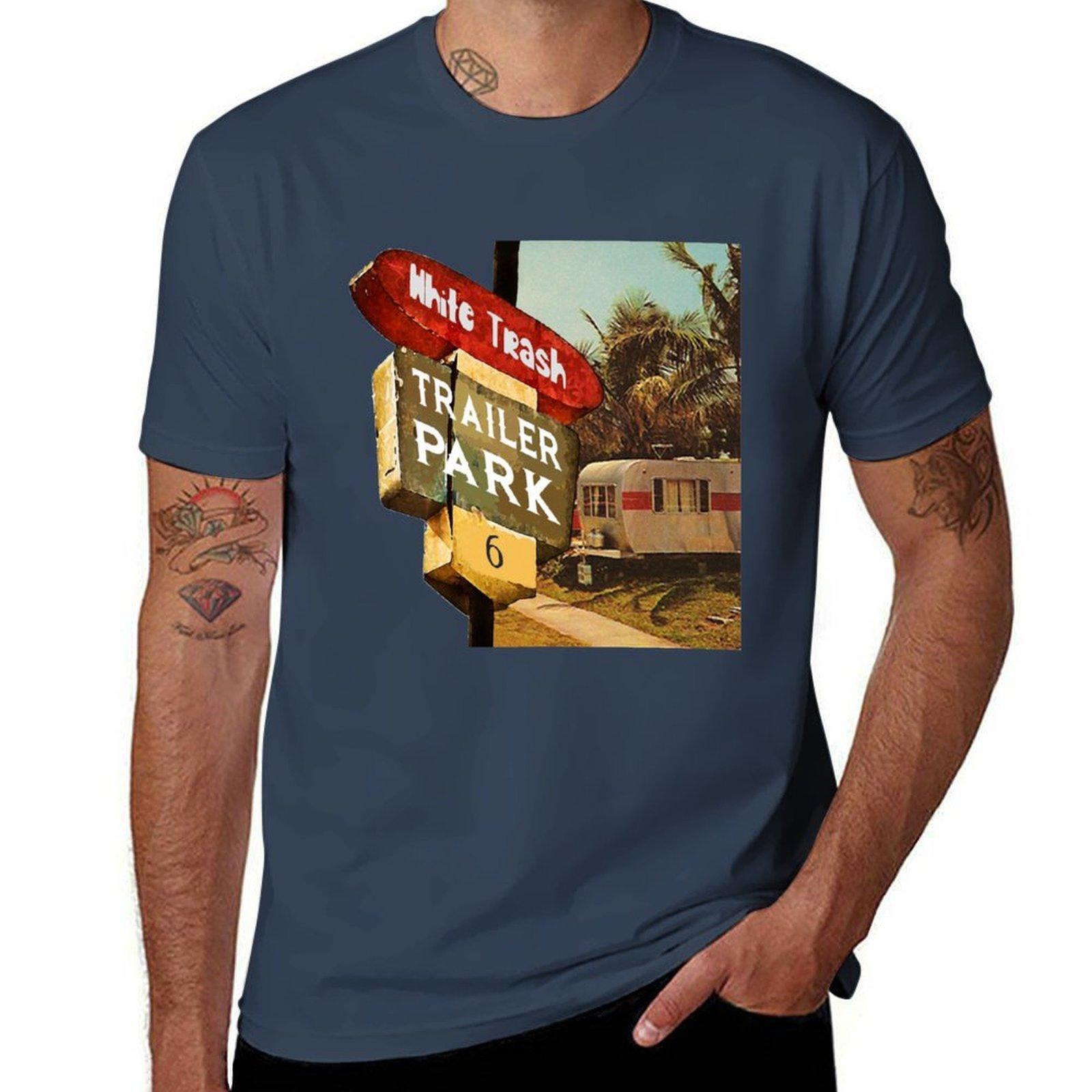 Trailer Park Tshirt Outdoor Work Short Sleeve Top S