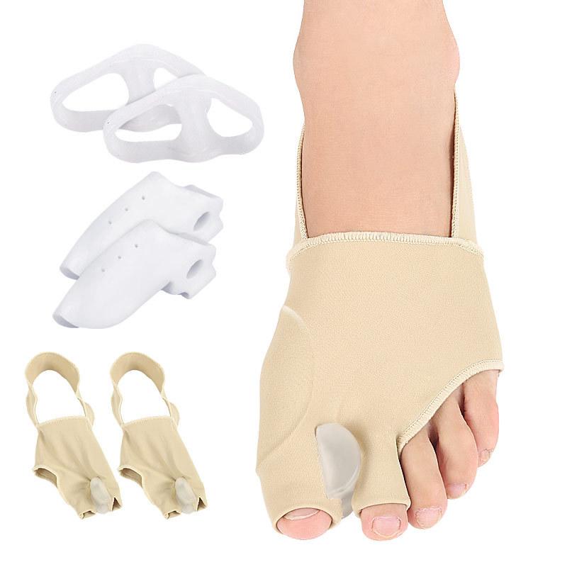 Hole Valgus Device Big Toe Corrector Soft Anti-wear Care Set for Foot Pain Relief and Bone Alignment