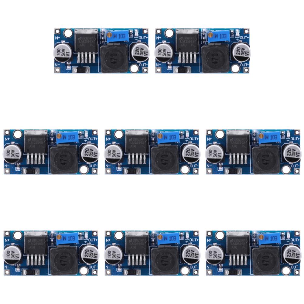 10-1PC LM2596S Step-down Power Converter Module DC-DC Converter Step Down Module Power Supply 3.2V-46V to 1.25V-35V