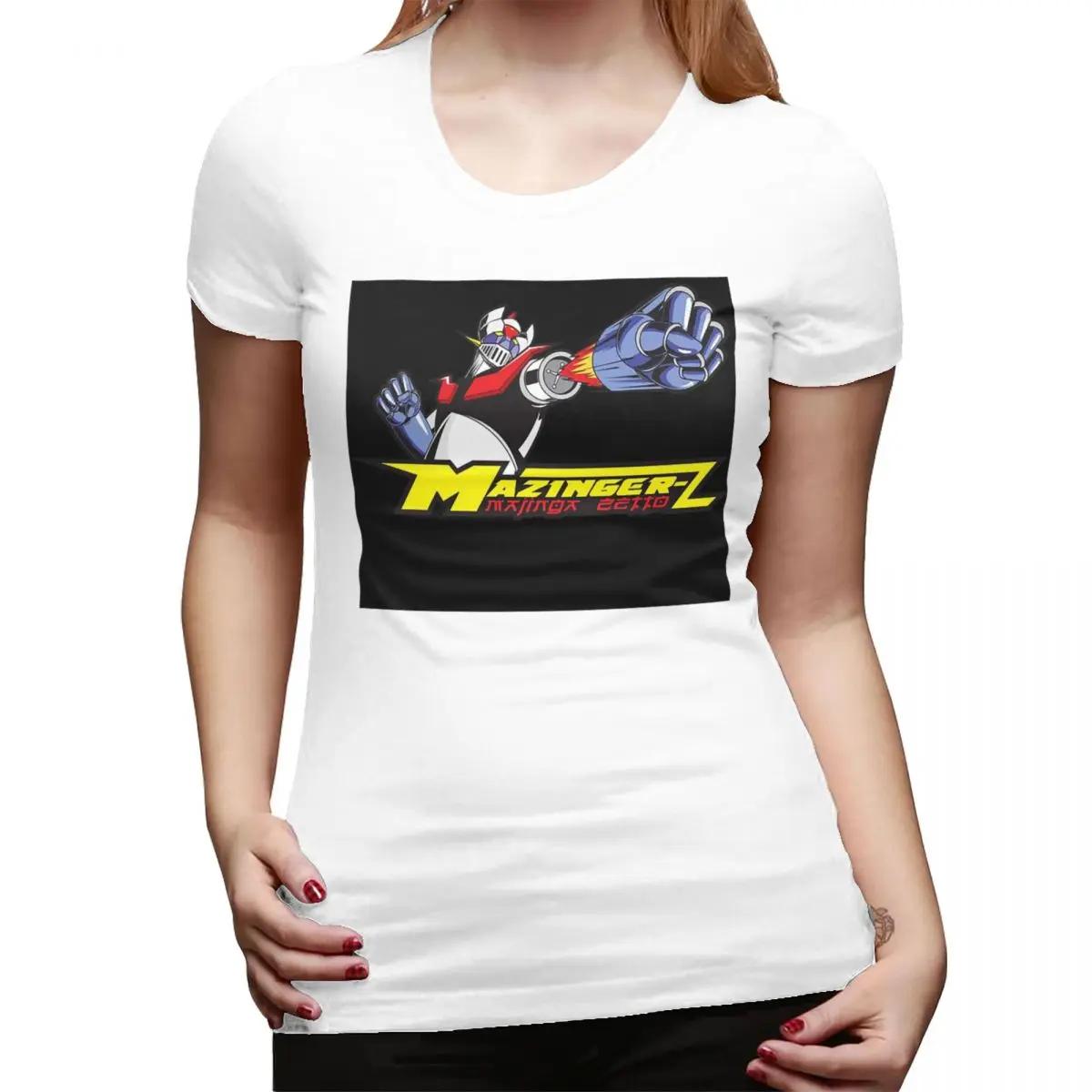 

Mazinger Z Goldorak Actarus Grendizer Mask TShirt for Women ONeck Streetwear T Shirts Womens Short Sleeve Summer Clothes Tops S