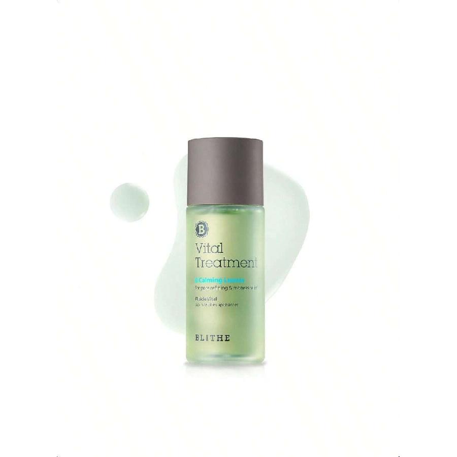 

Blithe Корейские средства по уходу за кожей 6 листьев 54 мл Прозрачная эссенция для облегчения розацеа и покраснений, BHA тоник Охлаждающий увлажняющий крем для лица, Черные точки Leaves 54ml