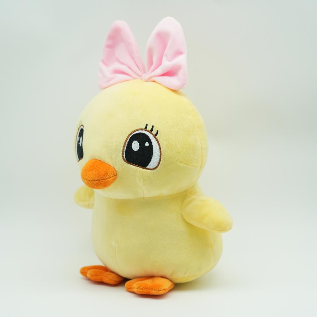 TreasuringU Peluche Anatra Gialla Kawaii che Starnazza 30cm Bambola Peluche Anatra Cartone Animato Coppia Peluche Morbido Cuscino per la Casa Regalo di Compleanno