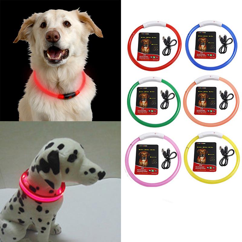 rechargeable flashing dog collars