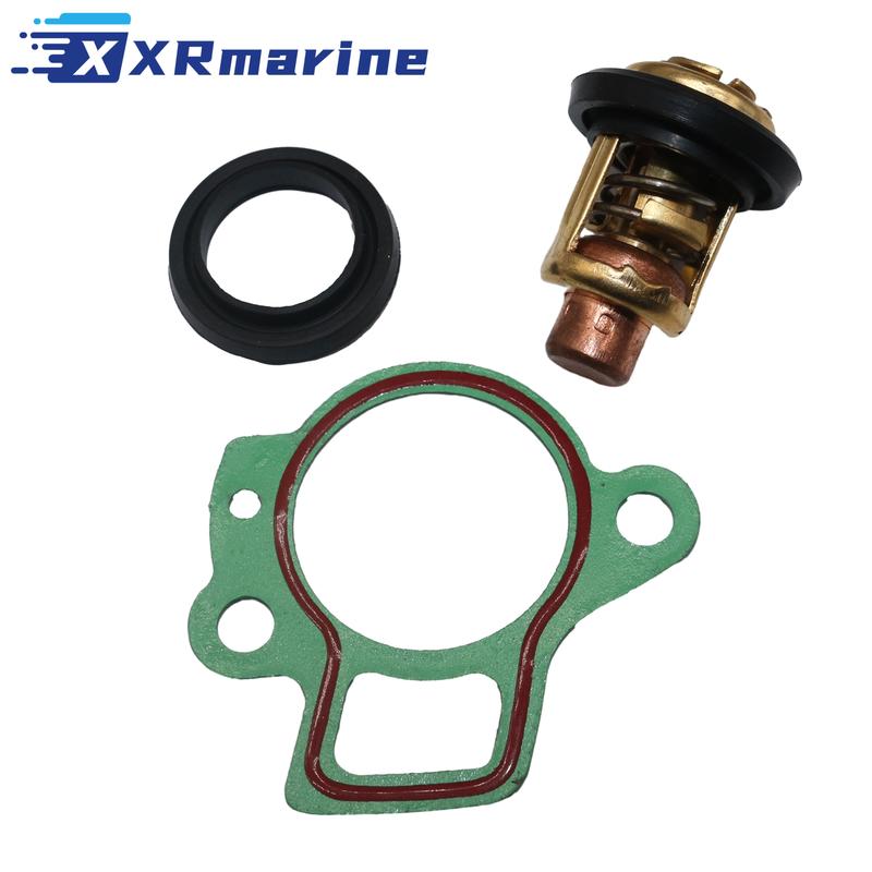 

66M-12411-00 -01 Thermostat Kit 140°F 60°C 6G8-12411-00 -01 -02 -03 For Yamaha 2.5-450HP Outboard 6AH-13411-00 Sierra 18-3541