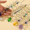 Crystal Spiral Wind Chime Prism Sun Light Catcher Rotating Hook Wind Spinner Pendants Home Nursery Garden Yard Hanging Decor