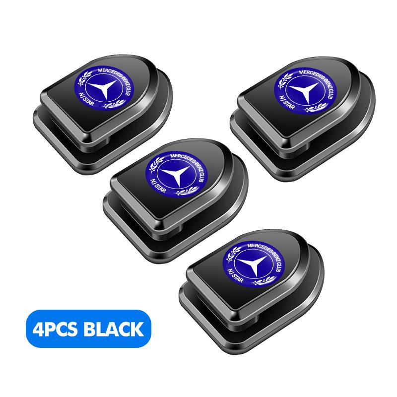 

GLC GLB 4pcs Car Paste Hooks USB Storage Hanger Interior Accessories For Mercedes Benz C180 C300 W124 W176 W177 C200 C260 GLC C