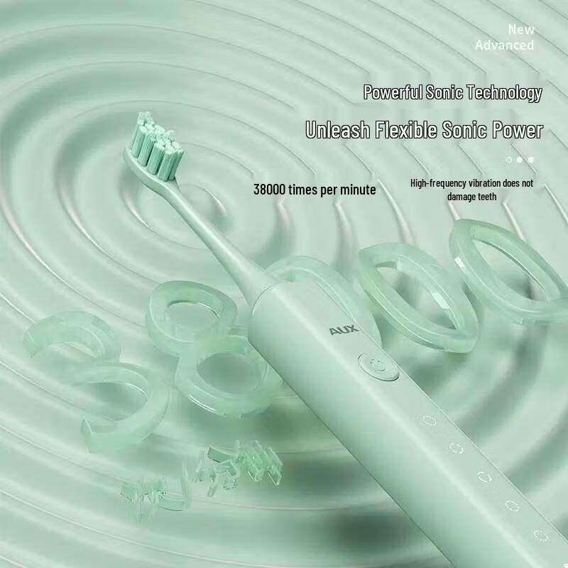 AUX Ultrasonic Rechargeable Electric Toothbrush CN plug (adapter included)