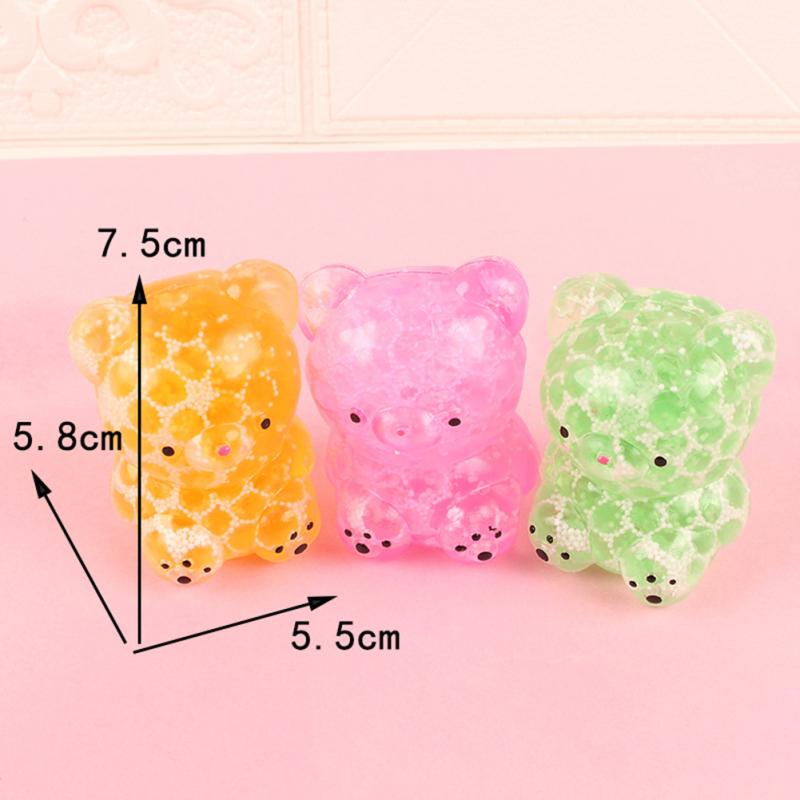 Tpr Bear Vent  Toy Decompression Artifact For Relieve Stress Slow Rebound Squeeze Ball Birthday
