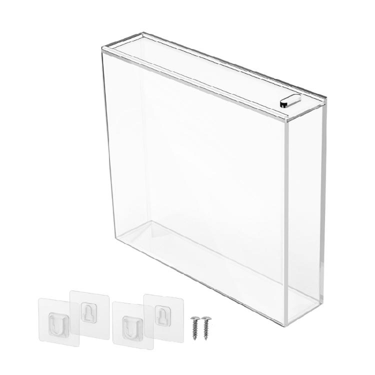 Modern Wall Mount CDs Display Case For Double Triple Disc Jewel Case Acrylic Holder Easy Installation For Indoor