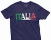 Italia T-Shirt Italien Flagge Wappen Tee Shirt Repubblica Italiana Italienisches Erbe Nationalfeiertag Unabhängigkeit Tee | Geschenke für Papa Mama