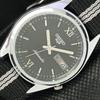 REFURBISHED VINTAGE SEIKO 5 AUTOMATIC JAPAN MENS D/D BLACK WATCH 605-a314184-9 SKU605-a314184