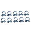 10PCS/Set 10-12MM Hose Clamp Circular Clamp Air Water Tube Clips Fasteners Fuel Hose Clamps