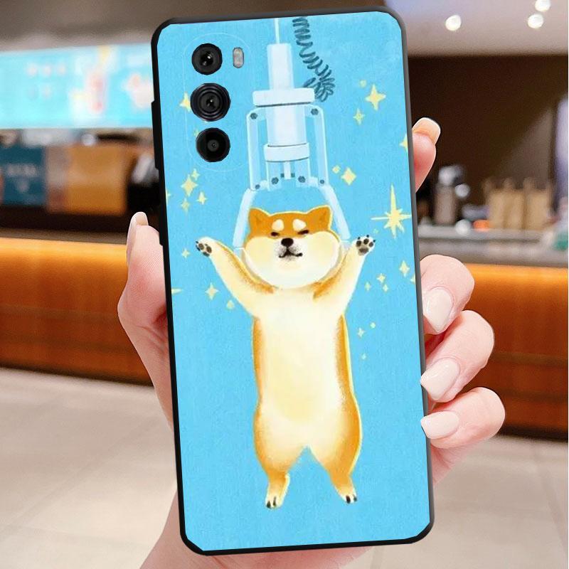 Phone Case For Motorola Edge 50 40 Pro 60 50 40 30 Ultra Neo Fusion Moto G85 G72 G53 G54 G84 G13 G32 Shiba Inu