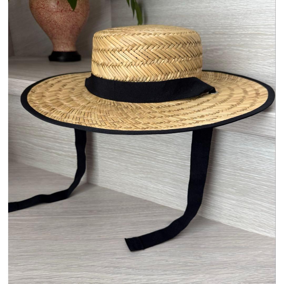 Used New and unused straw hat