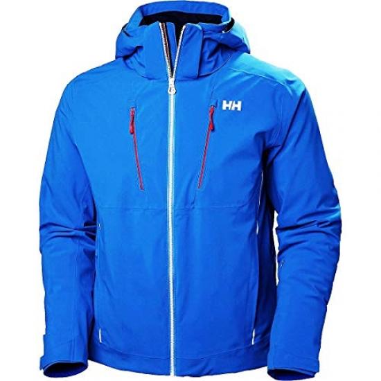 electric blue ski jacket