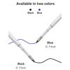 10-20pcs 0.7MM Ballpoint Pen Plastic G2 Refills Blue/Black Ink  for Pens Writting Parts Office Stationery