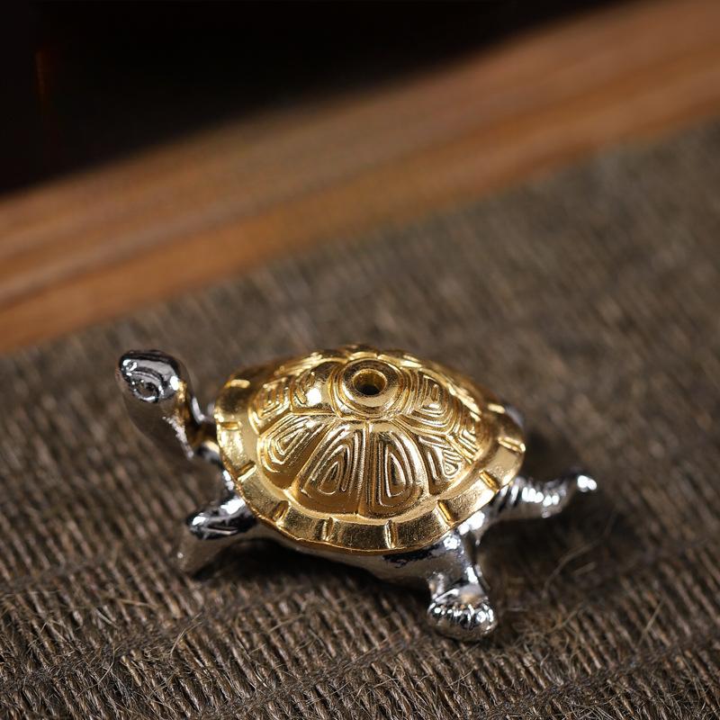 Stojánek na vonnou tyčinku šnečí želva Stojan na čajovou kulturu Meditační dekorace