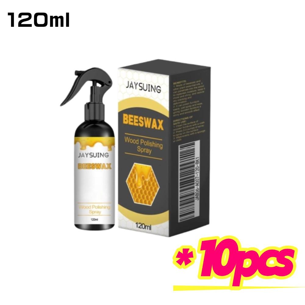 120ml Beeswax Polish Spray for Wood Floor Stain Scratches Repair Cleaning Furniture Cabinets Polishing Brighten Care Wax