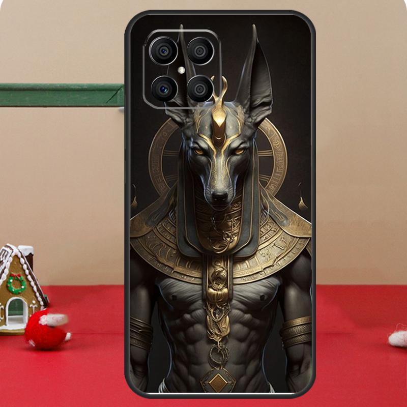 Egypt Nefertiti Anubis Ankh Case For Honor Magic 8 7 6 Pro Honor 200 400 70 90 Lite X8c X8b X9a X9b X9c X9d Win RT Coque