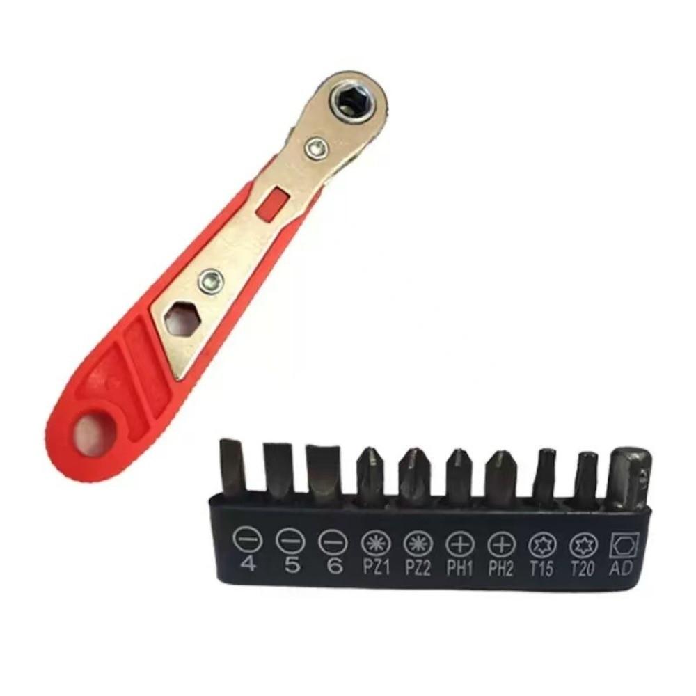 36 Tooth Ratchet Right Angle Ratchet Wrench Durable L-shaped Turning Wrench Small Space Gap