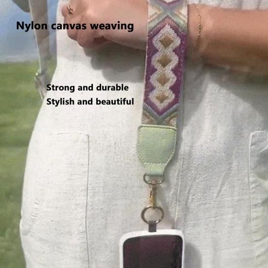 Popruh na mobilní telefon s pouzdrem na zip Mini držák na karty Crossbody Nastavitelná délka Clip And Go Popruh na zavěšení mobilního telefonu