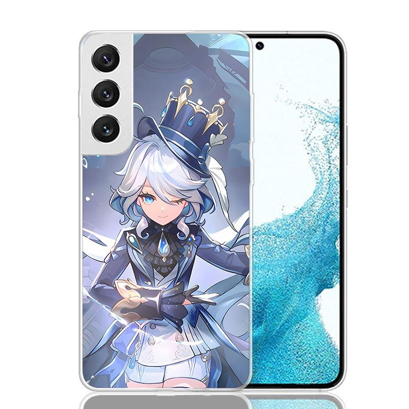 Genshin Impact Furina Phone Case For Samsung Galaxy S26 S25 Edge S24 S23 FE S22 Ultra S21 Plus S20 + Fundas Cover Coque Galaxy S