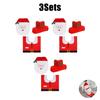 1-5Sets ChristmasToilet Seat CoverDecorations Christmas Elf Toilet Seat Cover Set ChristmasBathroom Decor Xmas Home Indoor Decor