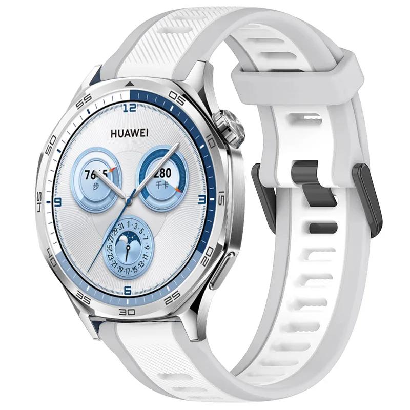 22mm 20mm 18mm Silicone Strap For Huawei Watch GT5/4/3/2 Pro Sports Bracelet Huawei Watch 5 46mm Xiaomi Watch S4 S3 S2 Wristband