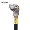 Golden Black Hamster Guinea Animal Fashion Walking Stick Decorative Cospaly Vintage Party Fashionable Walking Cane Crosier 92cm