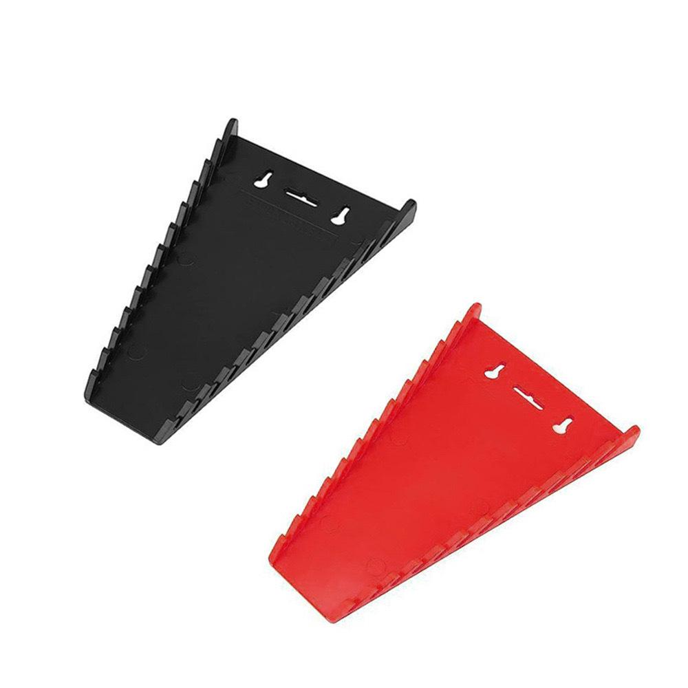 

Magnetic 12-Slot Plastic Wrench Storage Rack and Tool Tray