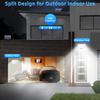 Outdoor Split Solar Lamp 210LED Wall Light with Motion Sensor 3 Modes Floodlight Remote Control for Patio Garage Wall Lamps