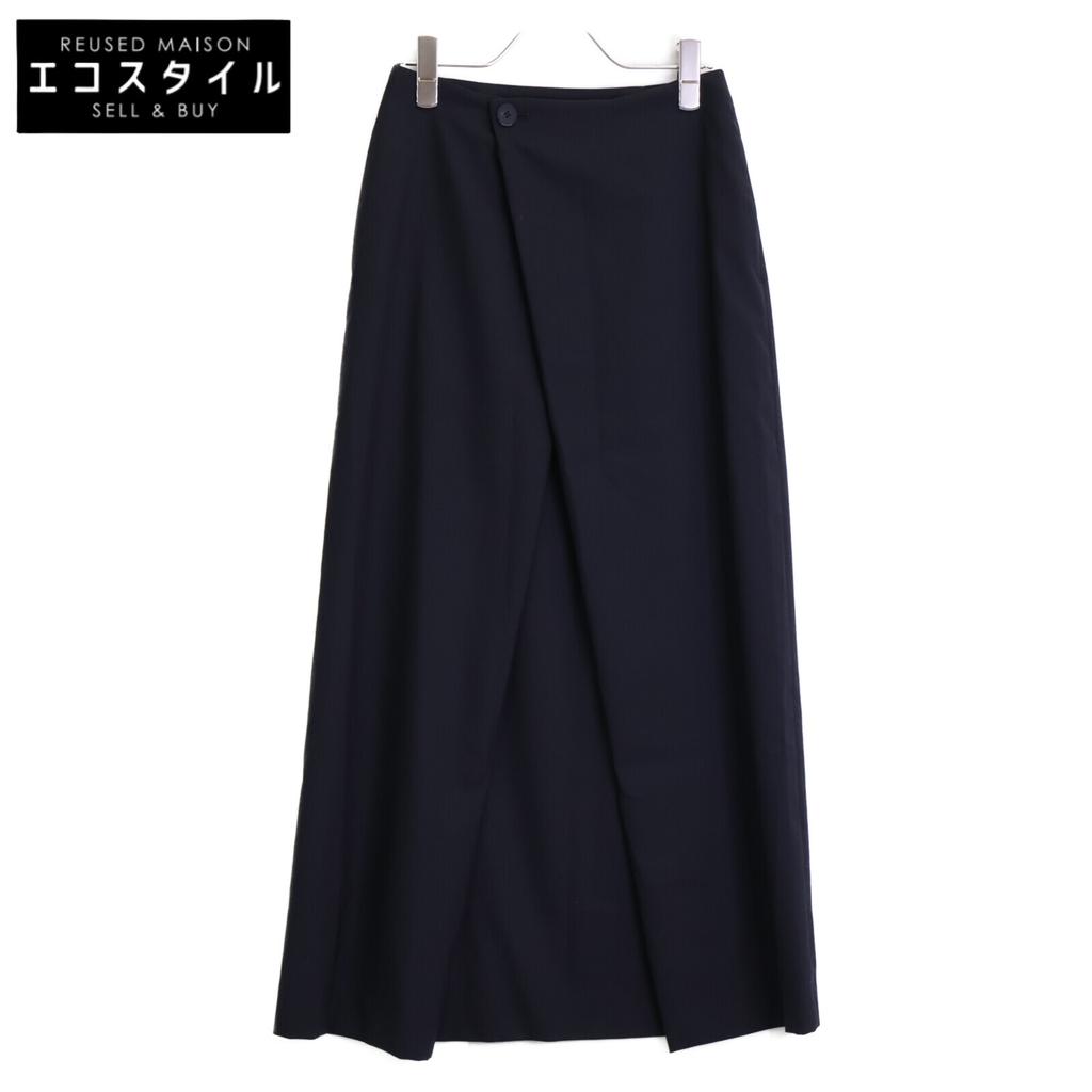 EDITION Black 24 Stainless Steel Washable Long Lap Skirt Wool Long Skirt skirt 34 blackUsed